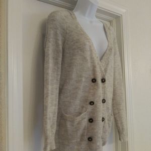 Madewell Wallace Mohair Cardigan Sweater Small